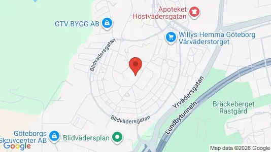 Apartments for rent i Västra hisingen - kort over placeringen