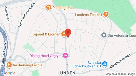 Apartments for rent i Örgryte-Härlanda - kort over placeringen