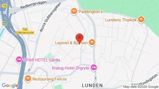 Apartments for rent i Örgryte-Härlanda - kort over placeringen