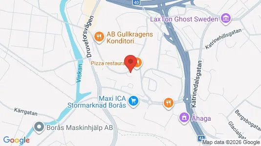 Apartments for rent i Borås - kort over placeringen