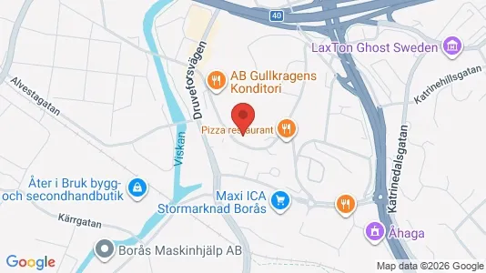 Apartments for rent i Borås - kort over placeringen