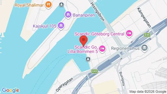 Apartments for rent i Gothenburg City Centre - kort over placeringen
