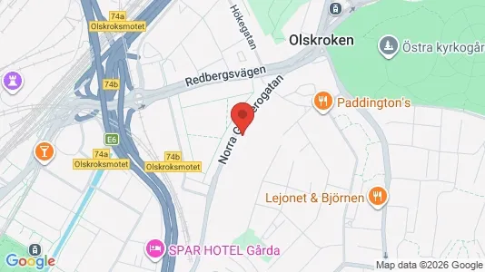 Apartments for rent i Örgryte-Härlanda - kort over placeringen