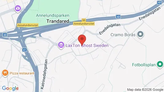 Apartments for rent i Borås - kort over placeringen