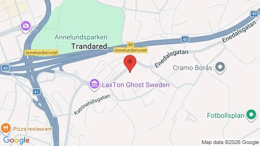 Apartments for rent i Borås - kort over placeringen