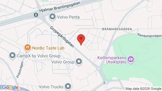 Apartments for rent i Lundby - kort over placeringen