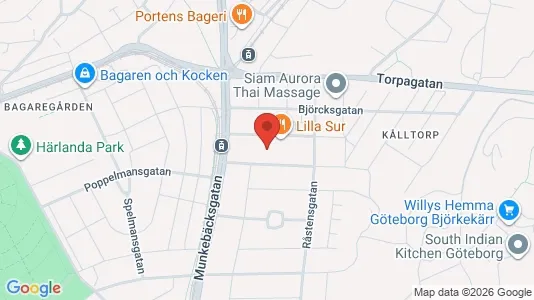 Apartments for rent i Örgryte-Härlanda - kort over placeringen