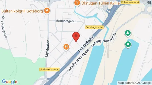 Apartments for rent i Lundby - kort over placeringen