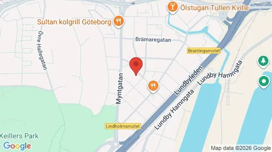 Apartments for rent i Lundby - kort over placeringen
