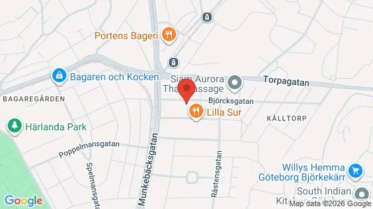 Apartments for rent i Örgryte-Härlanda - kort over placeringen