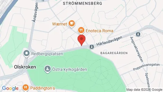 Apartments for rent i Örgryte-Härlanda - kort over placeringen