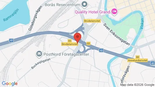 Apartments for rent i Borås - kort over placeringen
