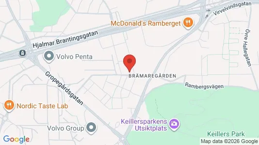 Apartments for rent i Lundby - kort over placeringen