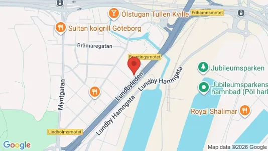 Apartments for rent i Lundby - kort over placeringen