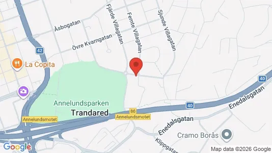Apartments for rent i Borås - kort over placeringen