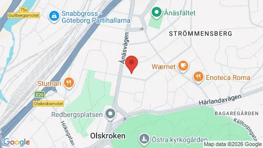 Apartments for rent i Örgryte-Härlanda - kort over placeringen