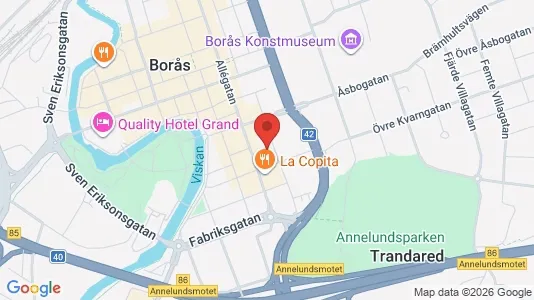 Apartments for rent i Borås - kort over placeringen