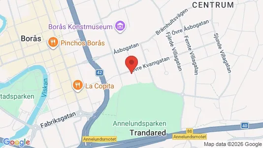 Apartments for rent i Borås - kort over placeringen