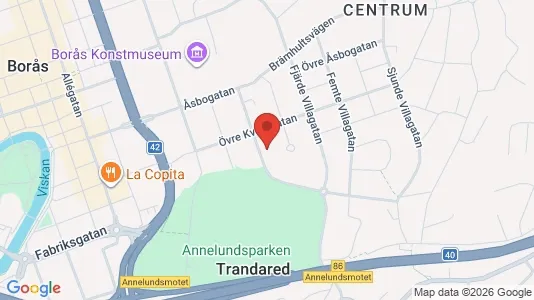 Apartments for rent i Borås - kort over placeringen