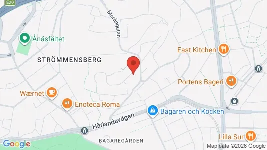 Apartments for rent i Örgryte-Härlanda - kort over placeringen