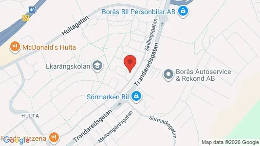 Apartments for rent i Borås - kort over placeringen