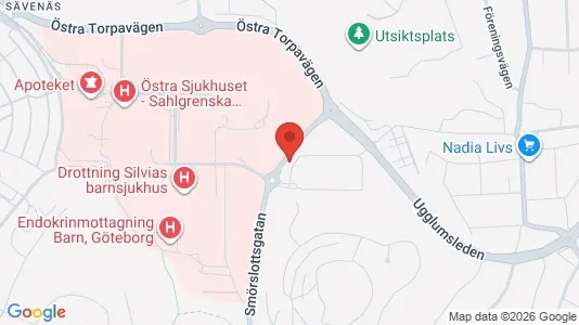 Apartments for rent i Örgryte-Härlanda - kort over placeringen