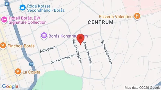 Apartments for rent i Borås - kort over placeringen