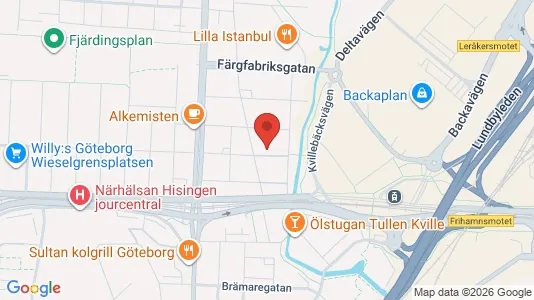 Apartments for rent i Lundby - kort over placeringen