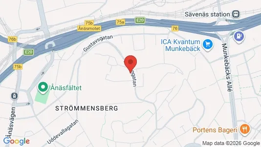 Apartments for rent i Örgryte-Härlanda - kort over placeringen