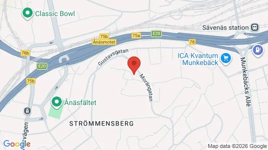 Apartments for rent i Örgryte-Härlanda - kort over placeringen
