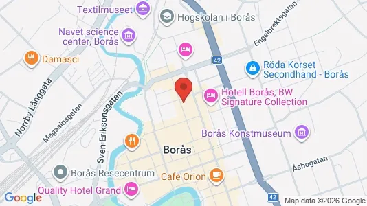 Apartments for rent i Borås - kort over placeringen