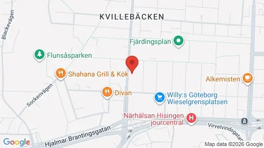 Apartments for rent i Lundby - kort over placeringen