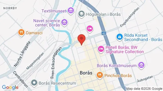 Apartments for rent i Borås - kort over placeringen
