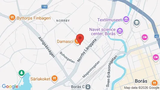 Apartments for rent i Borås - kort over placeringen