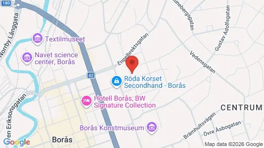 Apartments for rent i Borås - kort over placeringen