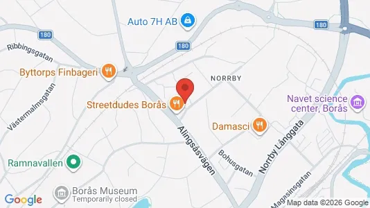 Apartments for rent i Borås - kort over placeringen