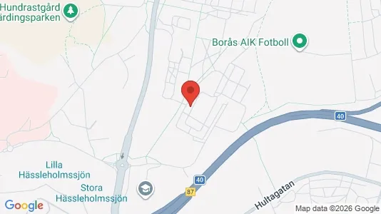 Apartments for rent i Borås - kort over placeringen
