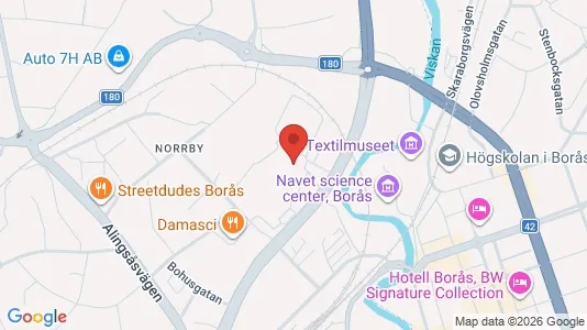 Apartments for rent i Borås - kort over placeringen