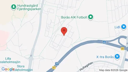 Apartments for rent i Borås - kort over placeringen