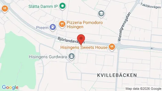 Apartments for rent i Lundby - kort over placeringen
