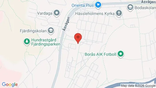 Apartments for rent i Borås - kort over placeringen
