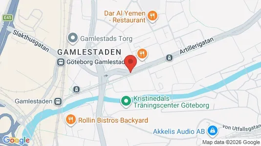 Apartments for rent i Gothenburg East - kort over placeringen