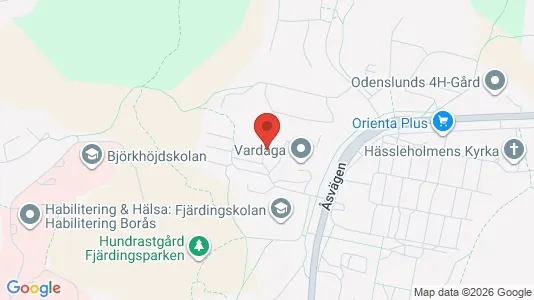 Apartments for rent i Borås - kort over placeringen