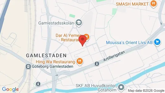 Apartments for rent i Gothenburg East - kort over placeringen