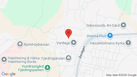 Apartments for rent i Borås - kort over placeringen