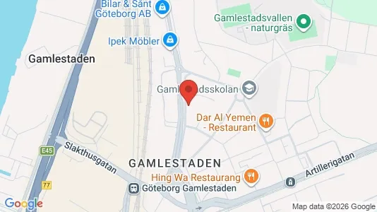 Apartments for rent i Gothenburg East - kort over placeringen