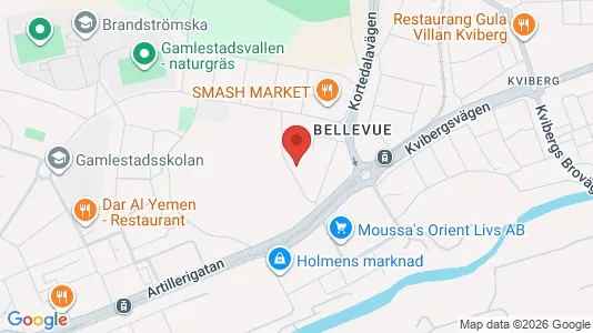 Apartments for rent i Gothenburg East - kort over placeringen