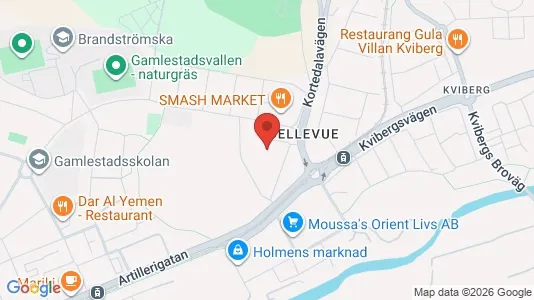 Apartments for rent i Gothenburg East - kort over placeringen