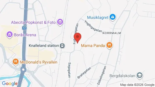 Apartments for rent i Borås - kort over placeringen