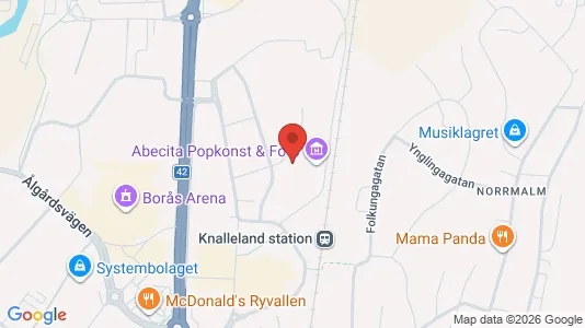 Apartments for rent i Borås - kort over placeringen